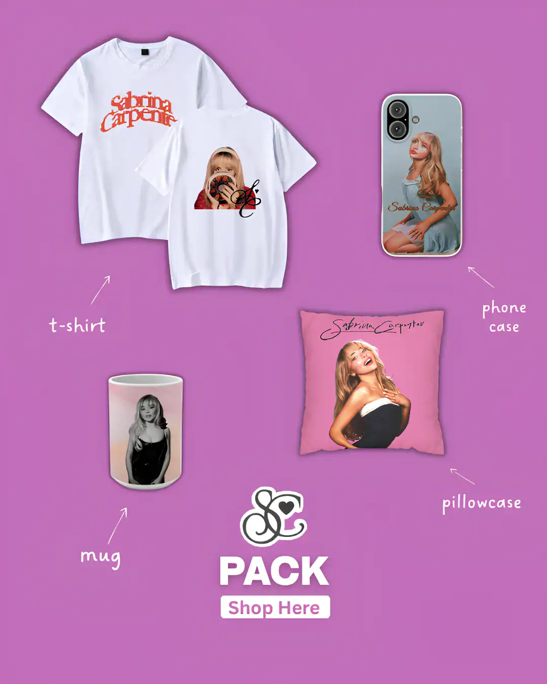 sabrina carpenter pack