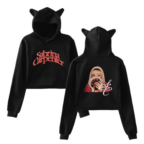 Sabrina Carpenter Cropped Hoodie #4
