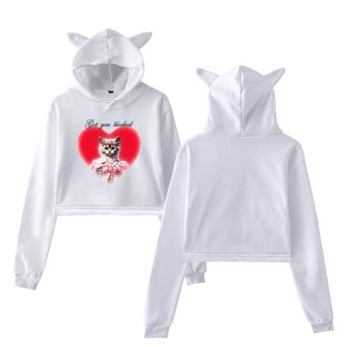 Sabrina Carpenter Cropped Hoodie #1